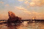 Alfred Thompson Bricher By the Shore Sweden oil painting artist